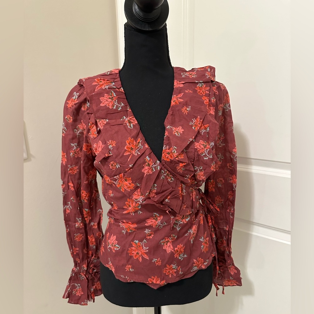 Free People Ruffle Top